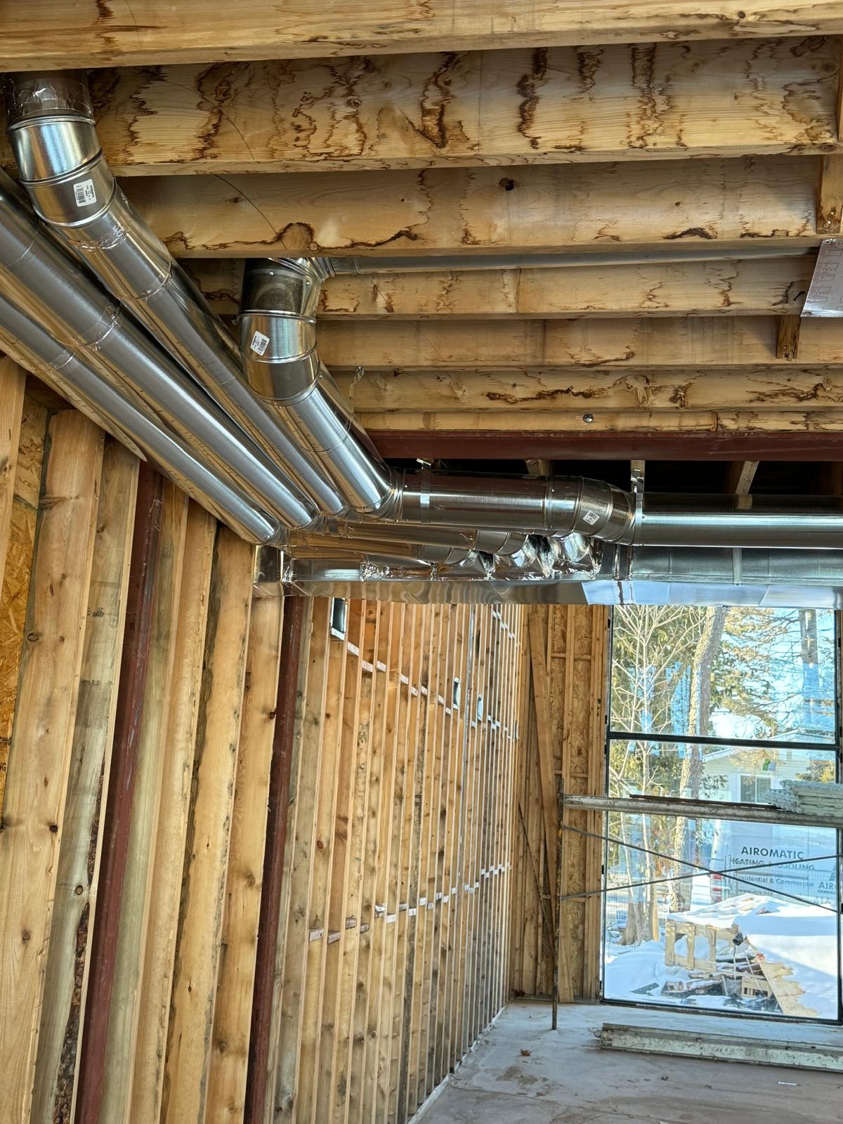 Duct work installation 3