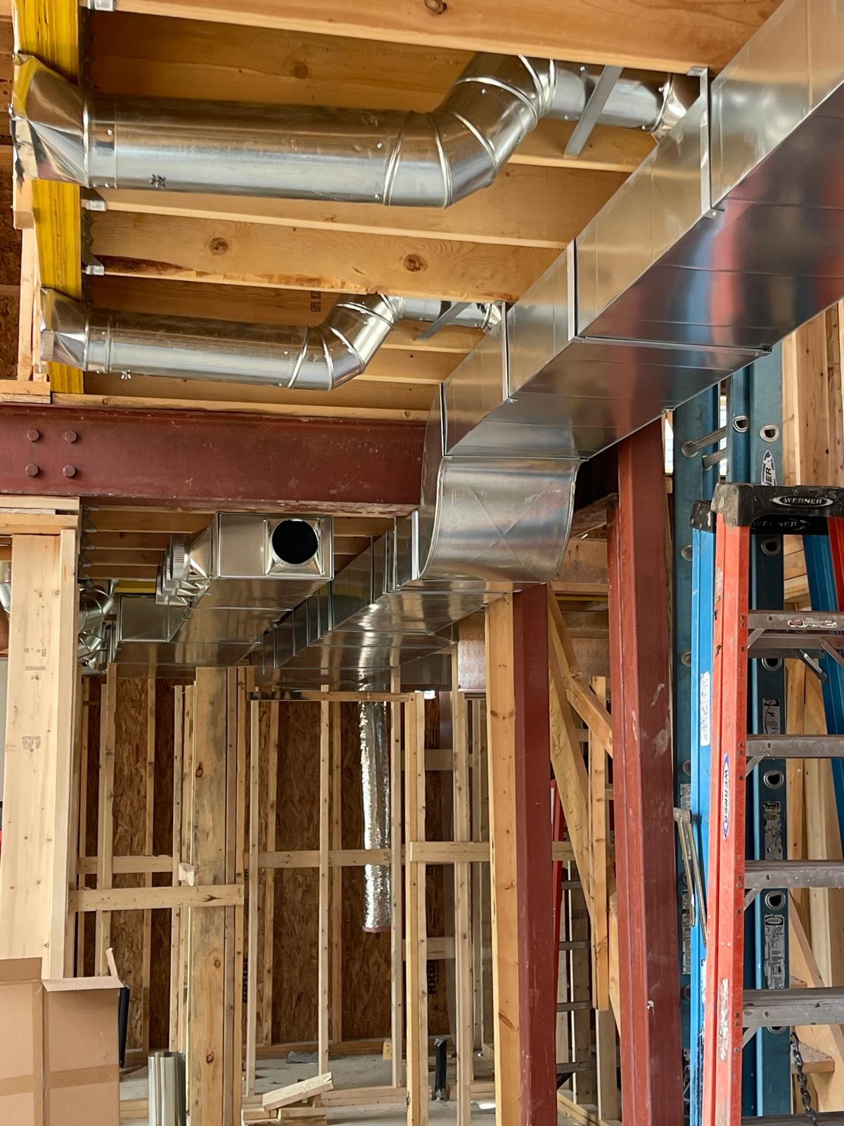 Duct work installation 6