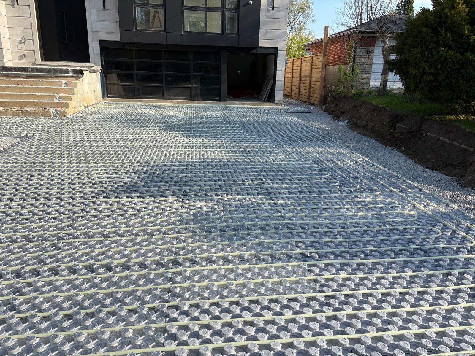 Floor heating installation 10