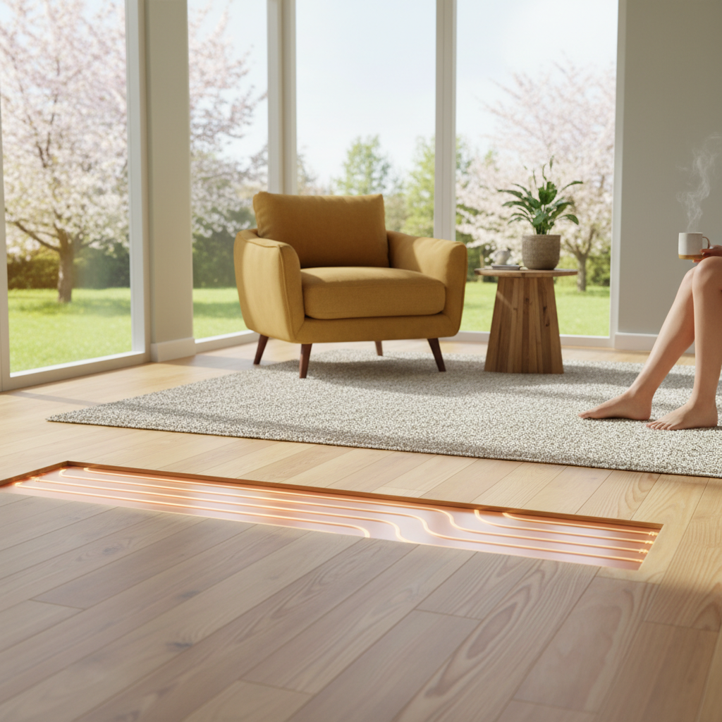 Benefits of Radiant Floor Heating This Spring